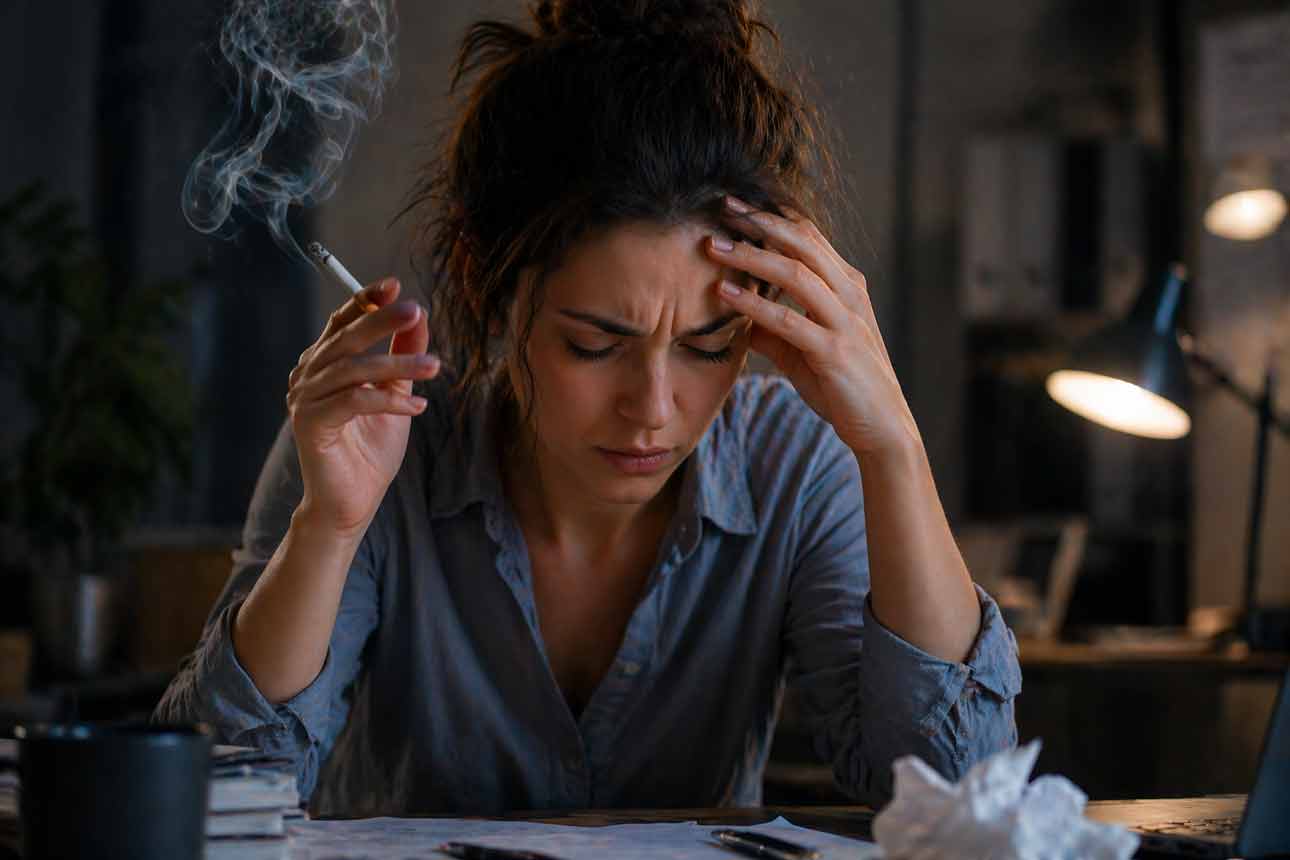 sigaretta e tensione craving tabagico e stress laserostop smettere di fumare